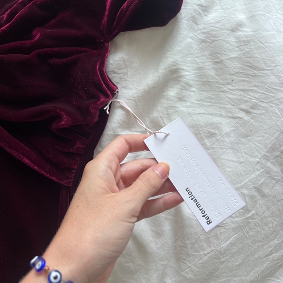 Reformation Purple Midi Dress - Picture 9 of 9